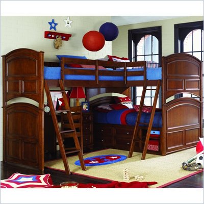 Lea Deer Run Triple Bunk Bed 6 Piece Bedroom Set