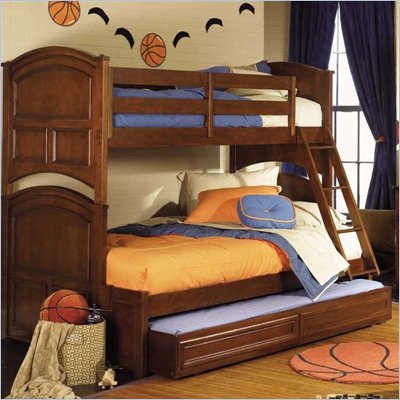 Lea Deer Run Twin Over Full Bunk Bed 5 Piece Bedroom Set
