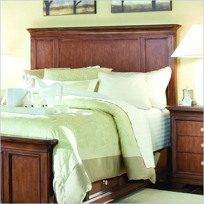 Lea Elite Classics Panel Headboard in Brown Cherry Finish