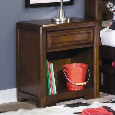 Lea Elite Expressions Kids Nightstand in Root Beer Cherry Finish