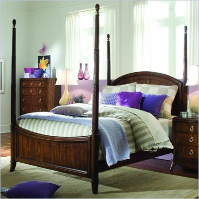 Lea Elite Rhapsody Poster Bed in Cherry Finish