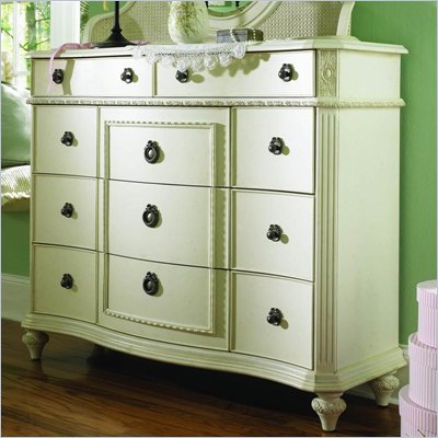 Lea Emma's Treasures Bureau Triple Dresser in Vintage White