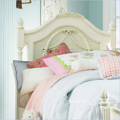 Lea Emma's Treasures Poster Headboard with Deluxe Frame in White
