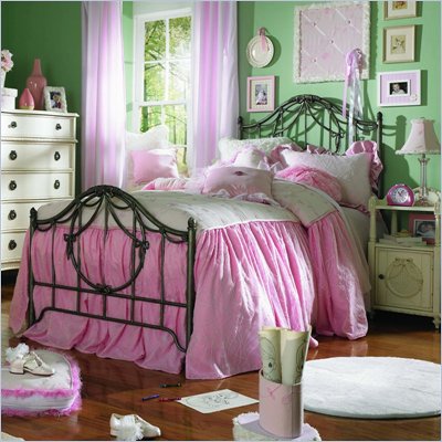 Lea Emma's Treasures Kids Metal Bed 2 Piece Bedroom Set