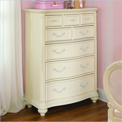 Jessica Mclintock on Lea Jessica Mcclintock Romance Kids 8 Drawer Chest In Antique White