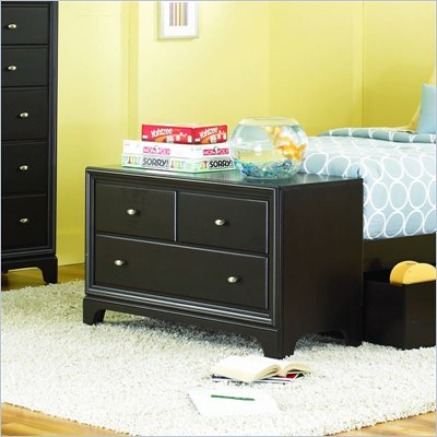 Lea Midtown 2 Drawer Footboard Single Dresser in Dark Cherry Finish