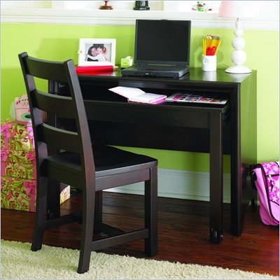 Lea Midtown Kids Student Desk in Dark Cherry Finish