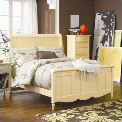 Lea Seaside Dreams Kids Wood Queen Sleigh Bed