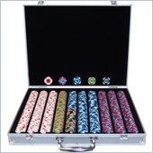 Trademark 1000 PaulsonR Tophat and Cane FULL Clay Chips with Alum. Case