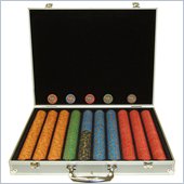 Trademark 1000 10g Nevada Jacks Poker Chips with Aluminum Case