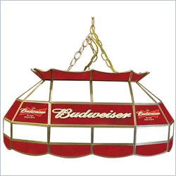 Trademark Budweiser 28 Stained Glass Pool Table Light Lamp