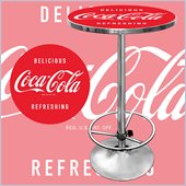 Trademark Coca Cola Vintage Pub Table