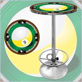 Trademark 9-Ball Light Pub Table