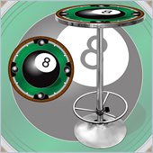 Trademark 8-Ball Light Pub Table