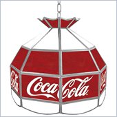 Trademark Coca Cola Vintage 16 Inch Stained Tiffany Lamp