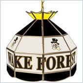 Trademark Wake Forest University Stained Glass Tiffany Lamp - 16 Inch