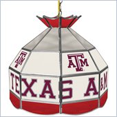 Trademark Texas A&M University Stained Glass Tiffany Lamp - 16 Inch