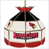 Trademark Illinois State U Stained Glass Tiffany Lamp - 16 Inch