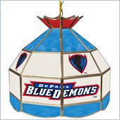 Trademark DePaul University Stained Glass Tiffany Lamp - 16 Inch