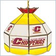 ADD TO YOUR SET: Trademark Central Michigan U Stained Glass Tiffany Lamp - 16 Inch