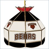 Trademark Brown University Stained Glass Tiffany Lamp - 16 Inch