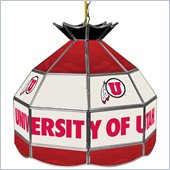 Trademark University of Utah Stained Glass Tiffany Lamp -16 Inch