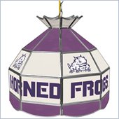 Trademark Texas Christian U Stained Glass Tiffany Lamp - 16 Inch