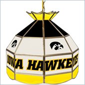 Trademark University of Iowa Stained Glass Tiffany Lamp - 16 Inch