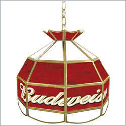 Trademark Budweiser 16 inch Tiffany Lamp Light Fixture
