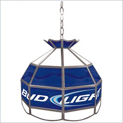 Trademark Bud Light 16 inch Budweiser Tiffany Lamp Light Fixture