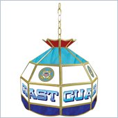 Trademark United States Coast Guard Stained Glass Tiffany Lamp