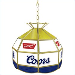 Trademark Coors Banquet Stained Glass Tiffany Lamp - 16 inch diameter by Trademark Global