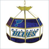 Trademark NHL St. Louis Blues Stained Glass Tiffany Lamp - 16 inch diameter