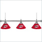 Trademark NHL Carolina Hurricanes 60 Inch 3 Shade Billiard Lamp