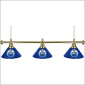 Trademark NHL Edmonton Oilers 60 Inch 3 Shade Billiard Lamp