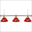 ADD TO YOUR SET: Trademark NHL Chicago Blackhawks 60 Inch 3 Shade Billiard Lamp