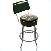 Trademark Retro NHL Dallas Stars Padded Bar Stool with Back
