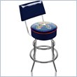 ADD TO YOUR SET: Trademark Retro NHL Florida Panthers Padded Bar Stool with Back