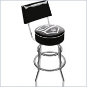 Trademark Retro NHL Los Angeles Kings Padded Bar Stool with Back