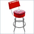 ADD TO YOUR SET: Trademark Retro NHL Montreal Canadians Padded Bar Stool with Back