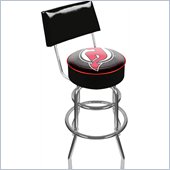 Trademark Retro NHL New Jersey Devils Padded Bar Stool with Back