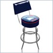 ADD TO YOUR SET: Trademark Retro NHL New York Rangers Padded Bar Stool with Back