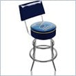 ADD TO YOUR SET: Trademark Retro NHL St. Louis Blues Padded Bar Stool with Back