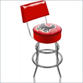 Trademark Retro NHL Calgary Flames Padded Bar Stool with Back