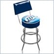 ADD TO YOUR SET: Trademark Retro Miller Lite Padded Bar Stool with Back