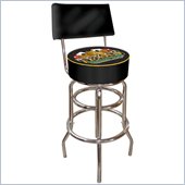 Trademark Retro Texas Holdem Padded Bar Stool with Back
