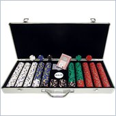 Trademark 650 13 gm Pro Clay Casino Chips With Aluminum Case