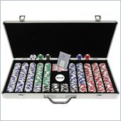Trademark 650 Landmark Lucky Crowns 11.5g Poker Chips With Aluminum Case