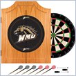ADD TO YOUR SET: Trademark Western Michigan U Dart Cabinet Includes Darts and Board