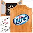 ADD TO YOUR SET: Trademark Miller Lite Dart Cabinet Includes Darts and Board